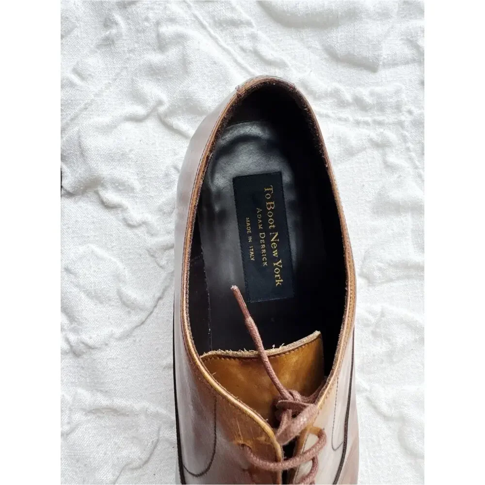 TO BOOT NEW YORK Frankie Cap Toe Oxford Size 13